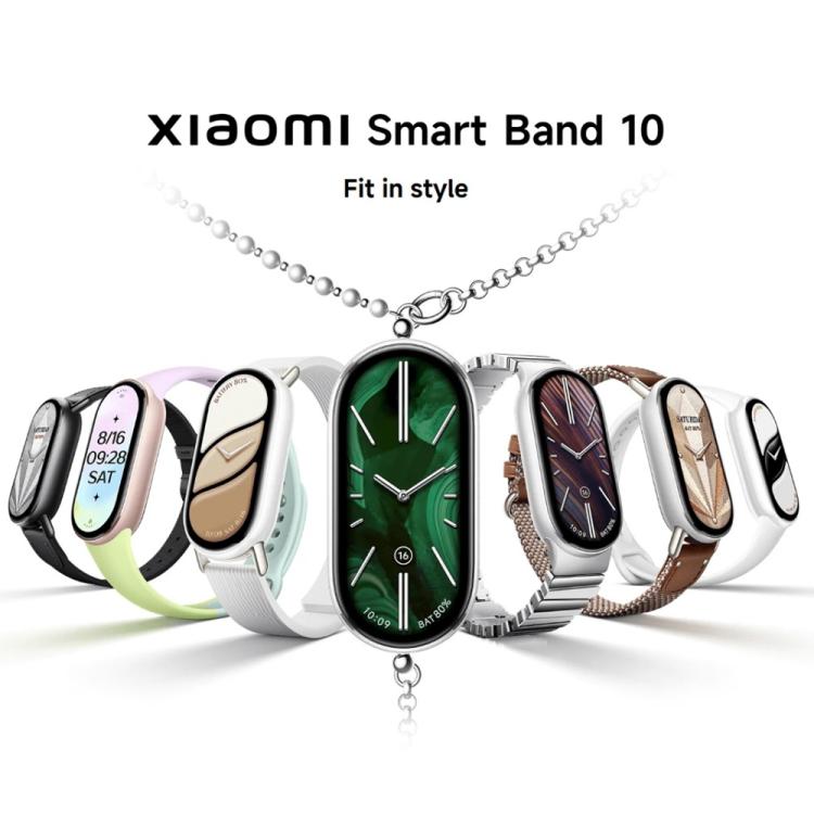 Xiaomi Smart Band 10 – 1.72" AMOLED Fitness Tracker with Blood Oxygen, Heart Rate Monitor & 5ATM Waterproof Design